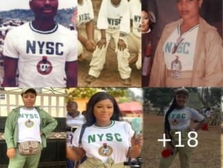 16 Celebrities With Their NYSC Throwback Pictures ‎ ‎