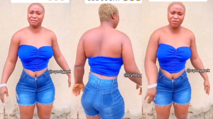 “Are you sure no be you select dwarf kind of yansh from the catalog”- the thing dey pain me every day, E dey remove water, lady cries out over a failed nyash surg£ry (Watch)