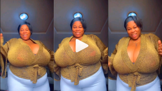 Come and Carry your mom, fans reacts as gorgeous chubby mom trends as she dances in different steps – watch Video