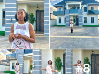 Congratulations to me… 15-Years-Old Nollywood child actress, Adaeze Onuigbo as she acquires a new house (Photos)