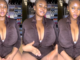 “Na only u get this melons” reactions as Beautiful Instagram model “thelma sugar” did a intro of her self, flaunts kpomo on live (video)