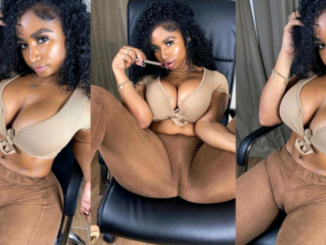 Olosho slay queen goes viral after spred!ng her legs w! —dely while in her sitting room (watch)