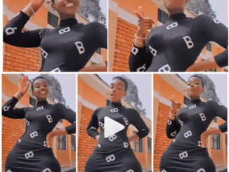 " Perfect figure " Lady shows off her hourglass shape in a short video ‎