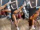 “This isn’t content this is sad. No talent except tight shorts. Do better please” Netizens Reacts after a flexible lady flaunts her kn@cking skills (Video)