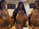 Video of a lady with the biggest front assets vibing to Niniola’s All Eyes On Me stirs reactions (Watch)