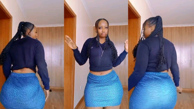 Viral video of keyan lady who causes tension with her dance moves on social media (video)