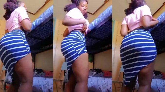 ‘Whine for us’- Netizen encourages university girl after she posted this video (Video)