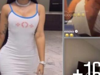 “See t0t0, she no even wear p@nt……” – Reactions as Cardi B mistakenly shows off her kpekus during Instagram live (Video)